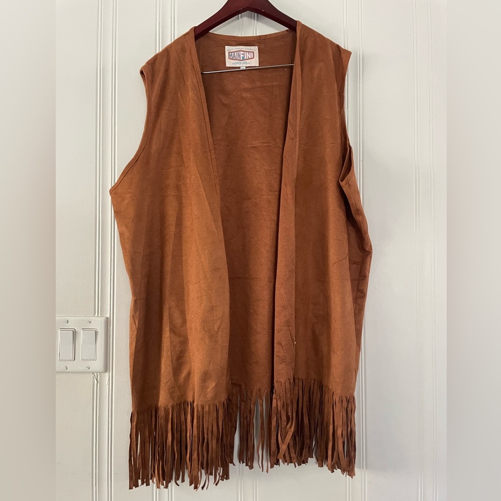 Cowboy suede vest for women